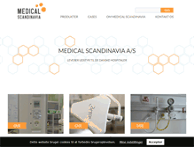 Tablet Screenshot of medicalscandinavia.dk